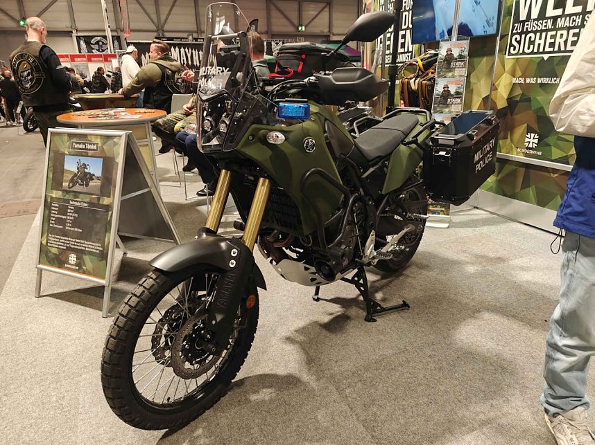 Peter Blei auf der Motorradmesse Erfurt