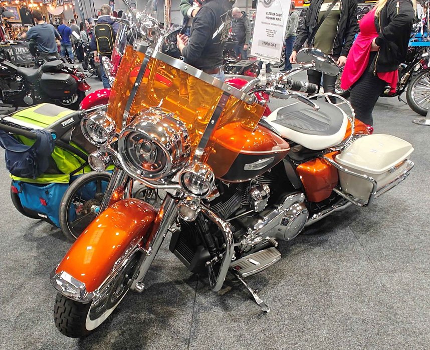 Peter Blei auf der Motorradmesse Erfurt