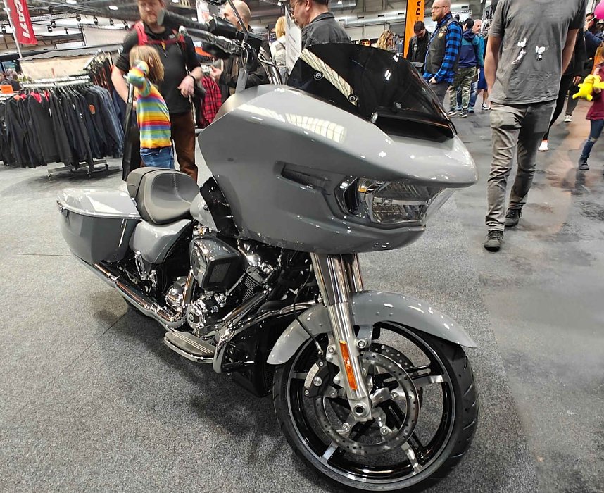 Peter Blei auf der Motorradmesse Erfurt