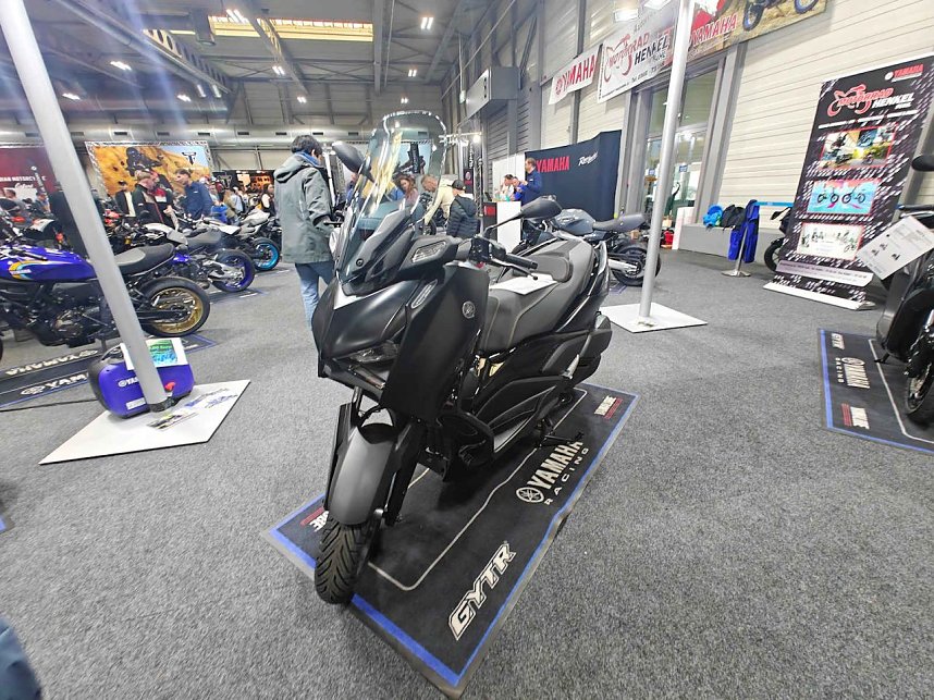 Peter Blei auf der Motorradmesse Erfurt