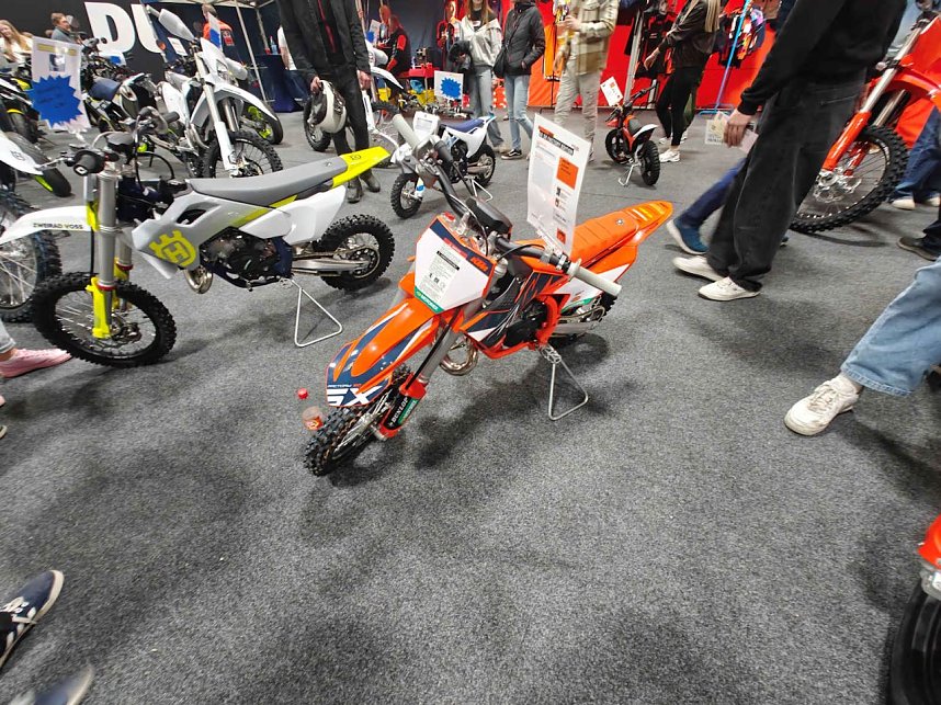 Peter Blei auf der Motorradmesse Erfurt