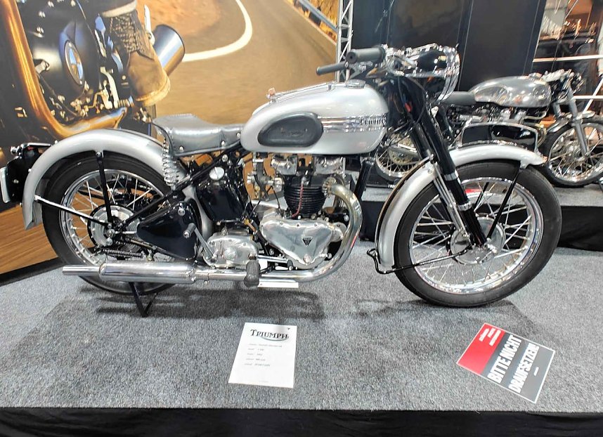 Peter Blei auf der Motorradmesse Erfurt