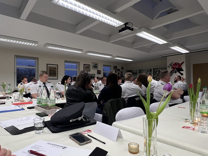 Jahreshauptversammlung bei der Feuerwehr Greu&szlig;en