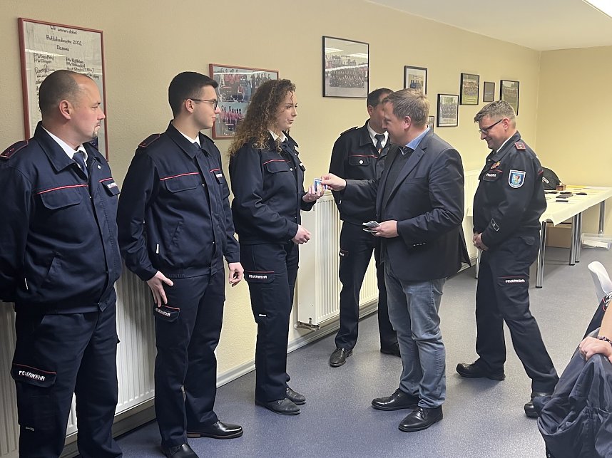 Jahreshauptversammlung bei der Feuerwehr Greu&szlig;en