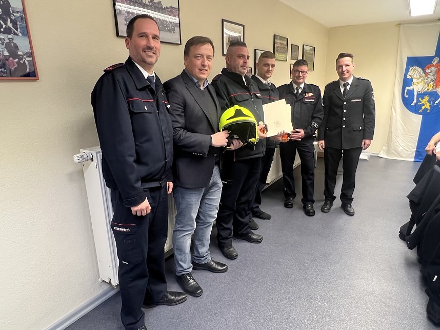 Jahreshauptversammlung bei der Feuerwehr Greu&szlig;en