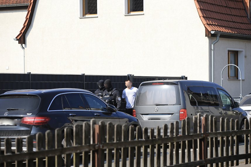 Hausdurchsuchung in der Fichtestra&szlig;e in Nordhausen