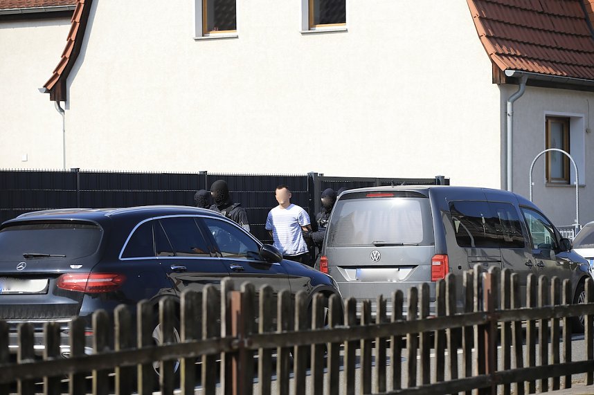 Hausdurchsuchung in der Fichtestra&szlig;e in Nordhausen