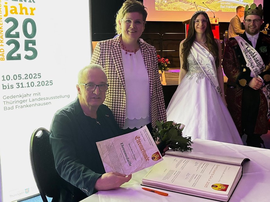 18. Ehrenamtsgala in Bad Frankenhausen - Ehrung von Henry Hunger