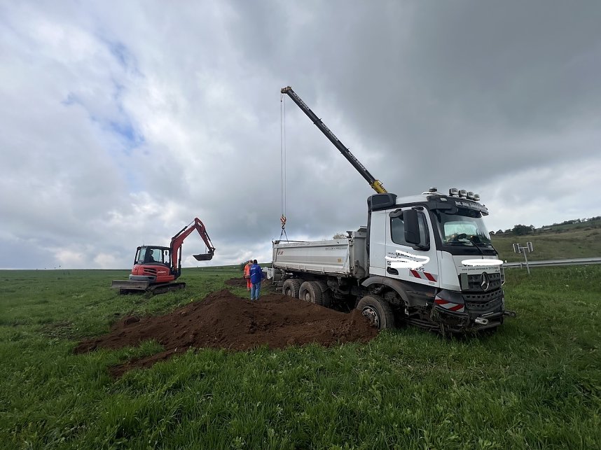 LKW-Unfall bei Badra