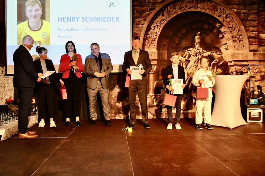 27. Kyffh&auml;user Sportgala im Burghof am Kyffh&auml;user