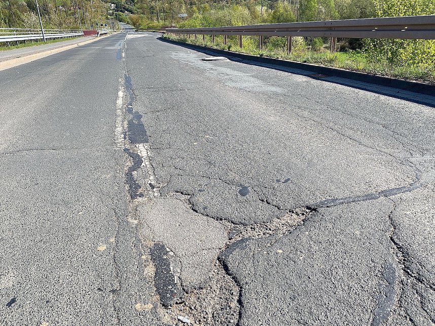 Schlechter Zustand der Martin-Andersen-Nex&ouml; Stra&szlig;e