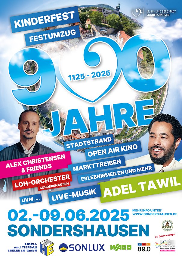 900 Jahre Sondershausen Festprogramm