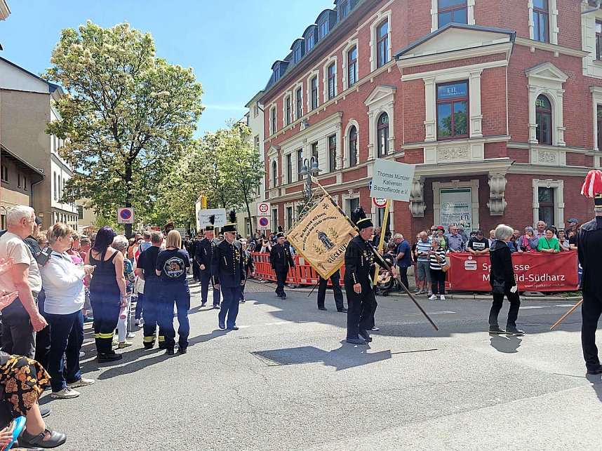 Internationale Bergparade in Sangerhausen 