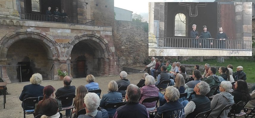 Das Ensemble NUSMIDO aus Halle im Kloster G&ouml;llingen