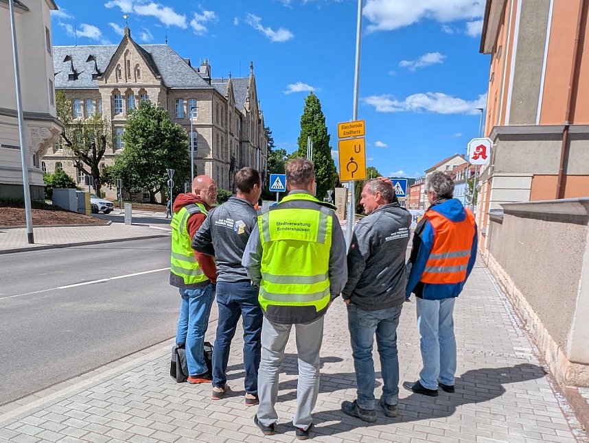 Nach 15 Monaten Bauzeit: Kreisverkehr in Sondershausen er&ouml;ffnet