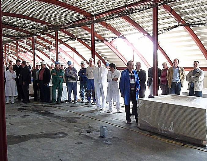 Bei Richtfest strahlte Sonne