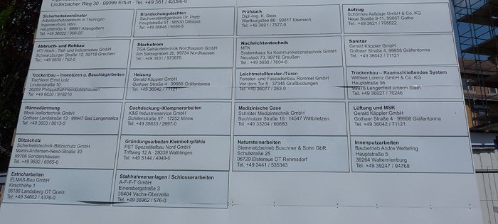 Bei Richtfest strahlte Sonne