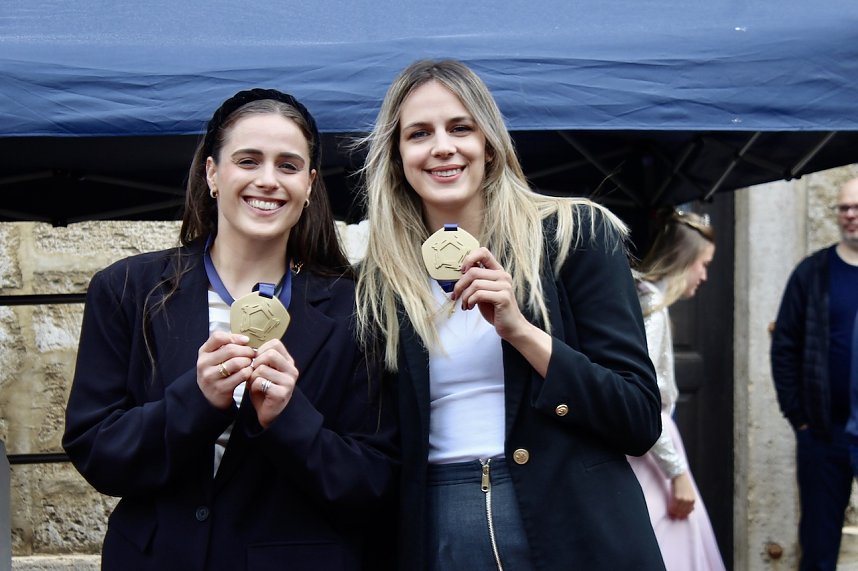 Empfang der Europacup-Siegerinnen in Bad Langensalza