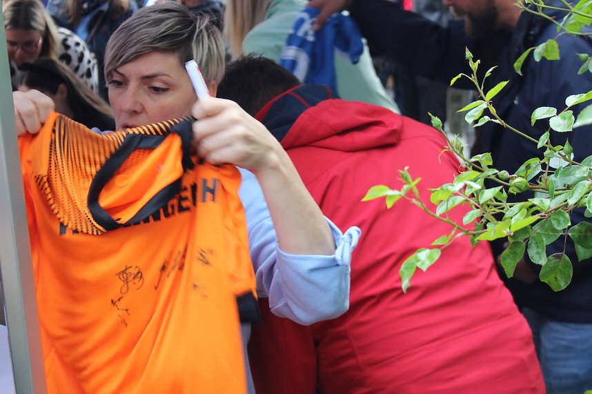 Empfang der Europacup-Siegerinnen in Bad Langensalza