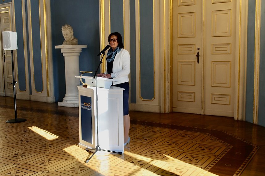 Er&ouml;ffnung 900 Jahre Sondershausen im "Blauen Saal" im Schloss