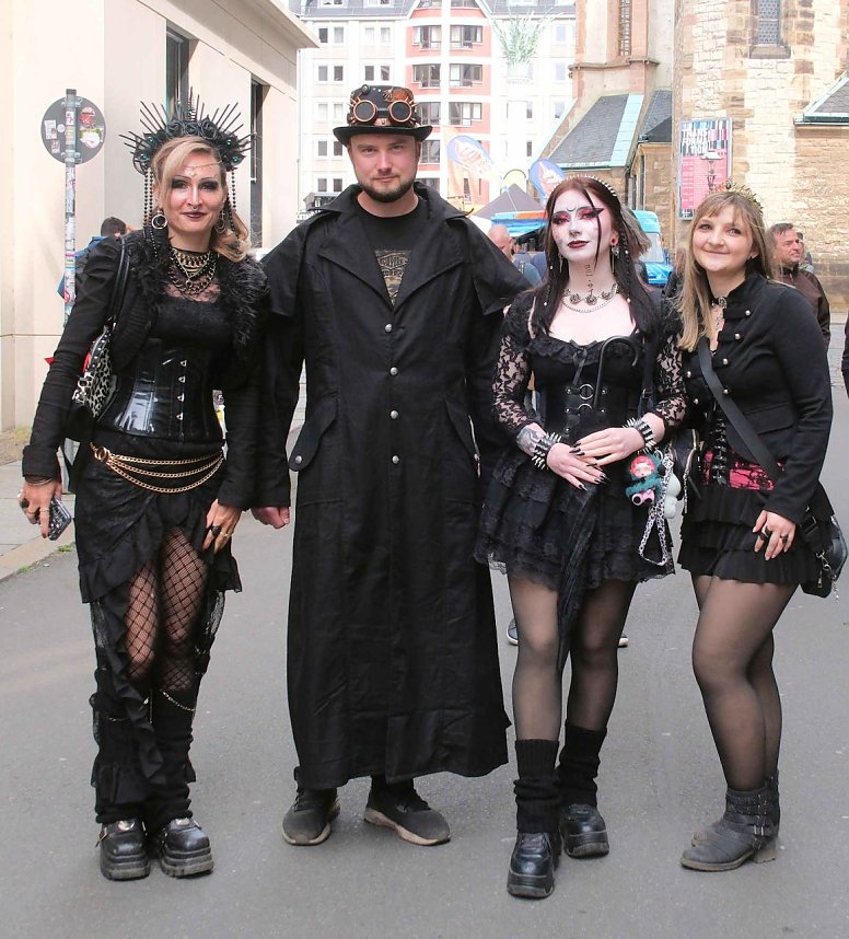 Peter Blei beim "WGT" in Leipzig