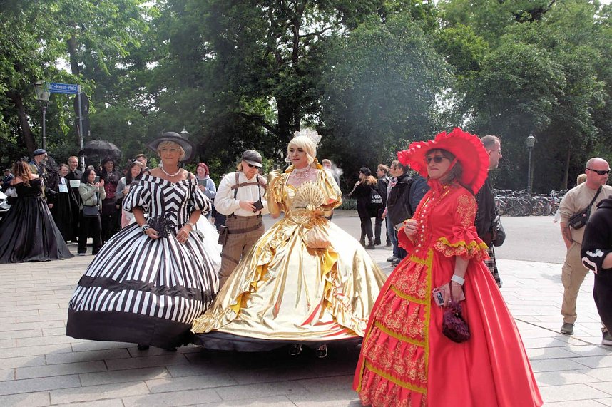 Peter Blei beim "WGT" in Leipzig