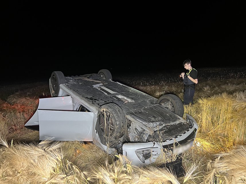 Unfall heute Nacht auf der B4
