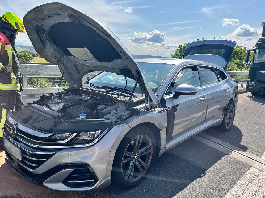 Unfall auf der A38 zwischen Heringen und Kelbra