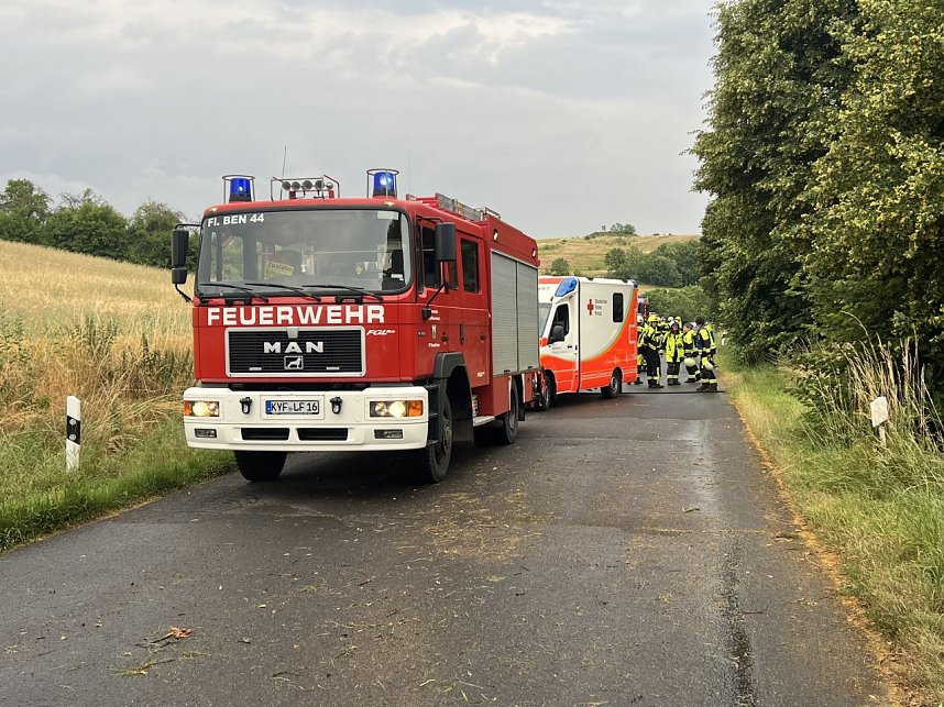 Schwerer Unfall zwischen Kelbra und Steinthalleben