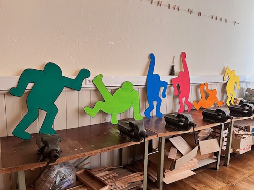 Mit gro&szlig;em Spa&szlig;,tanzten sich die Uderlebener Sch&uuml;ler in die Ferien