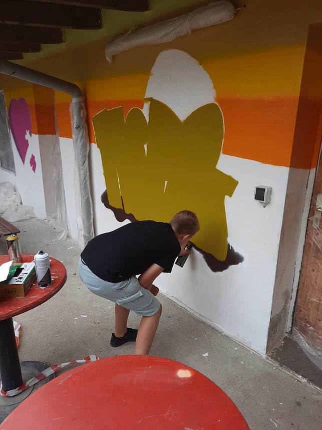 Graffitiprojekt im JuST in Sondershausen