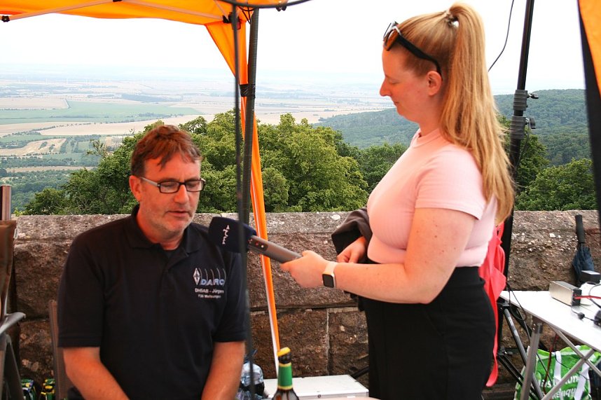 Funktertreffen am Kyffh&auml;userdenkmal