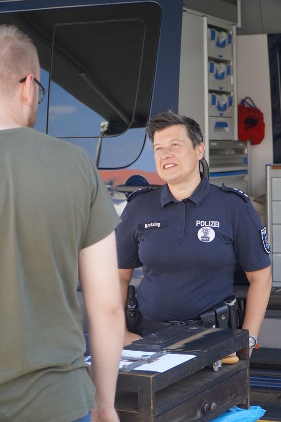 Coffee with a Cop - die Polizei zu Gast in Bad Frankenhausen