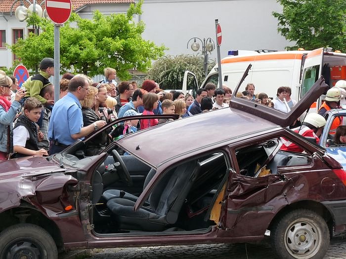 Rettungsarbeiten vor Ort