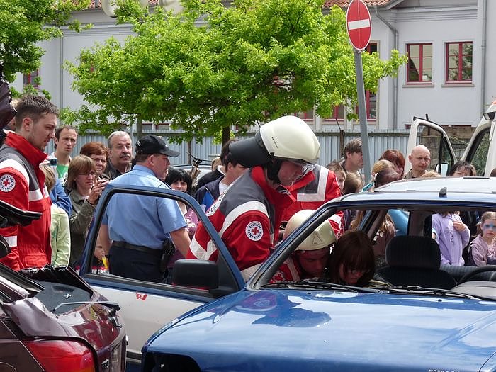 Rettungsarbeiten vor Ort