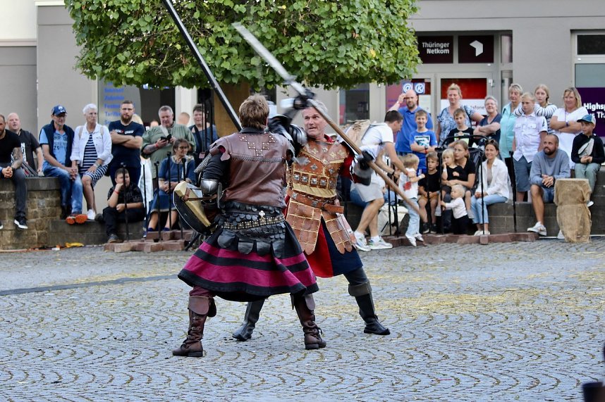 Rittergruppe HEROLD beim 31. Mittelalterstadtfest in Bad Langensalza