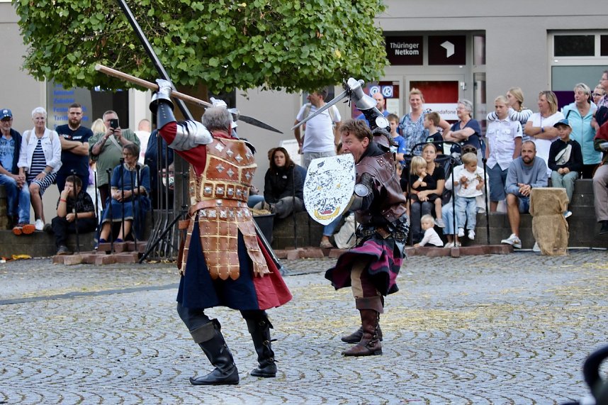 Rittergruppe HEROLD beim 31. Mittelalterstadtfest in Bad Langensalza