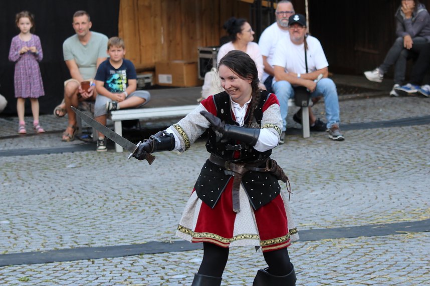 Rittergruppe HEROLD beim 31. Mittelalterstadtfest in Bad Langensalza