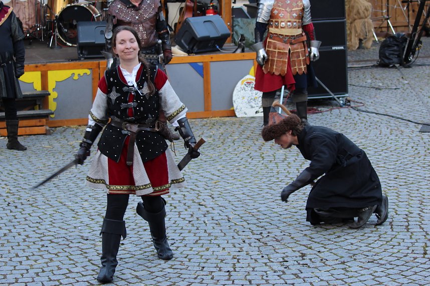 Rittergruppe HEROLD beim 31. Mittelalterstadtfest in Bad Langensalza