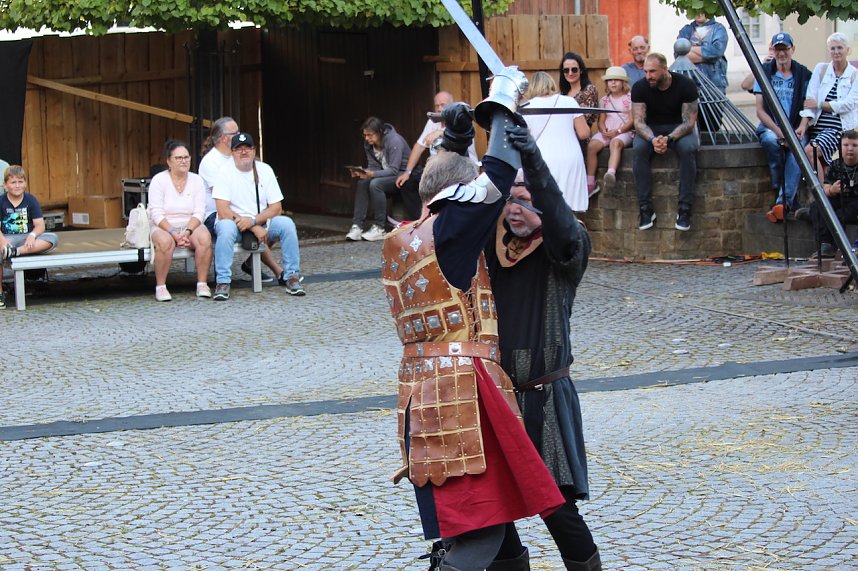 Rittergruppe HEROLD beim 31. Mittelalterstadtfest in Bad Langensalza