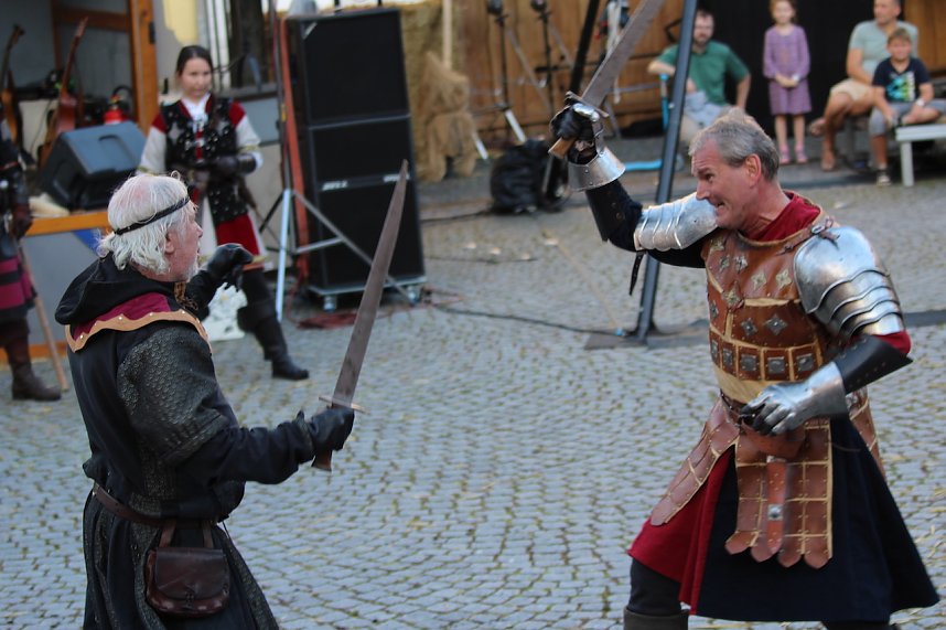 Rittergruppe HEROLD beim 31. Mittelalterstadtfest in Bad Langensalza