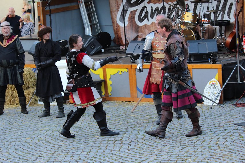 Rittergruppe HEROLD beim 31. Mittelalterstadtfest in Bad Langensalza
