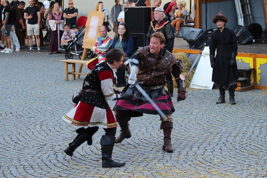 Rittergruppe HEROLD beim 31. Mittelalterstadtfest in Bad Langensalza