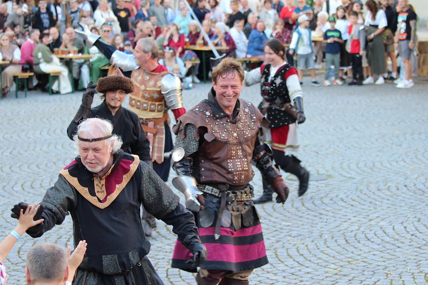 Rittergruppe HEROLD beim 31. Mittelalterstadtfest in Bad Langensalza