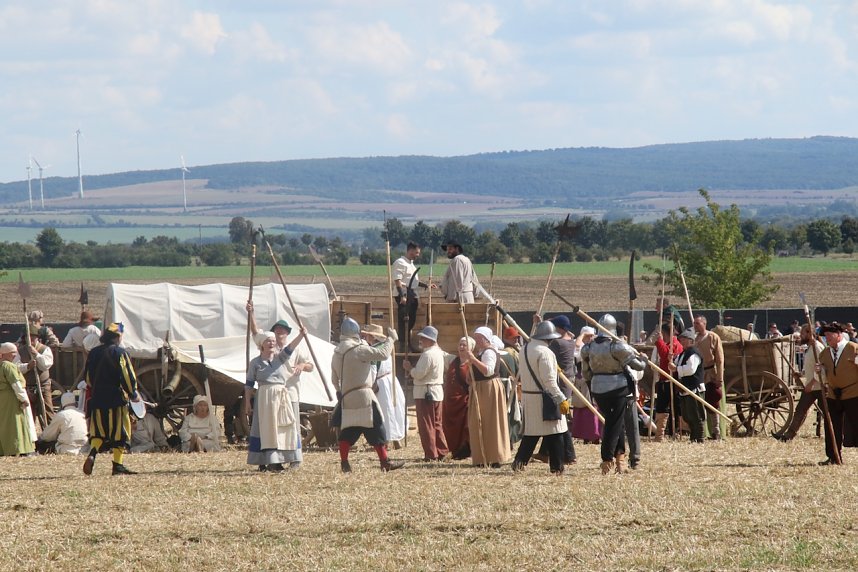 Nachstellung der Bauernschlacht bei Bad Frankenhausen