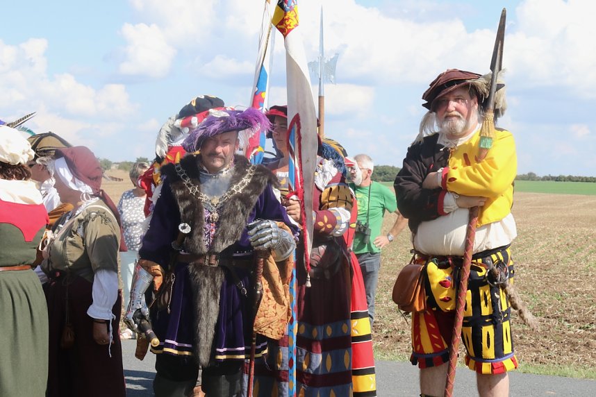 Nachstellung der Bauernschlacht bei Bad Frankenhausen
