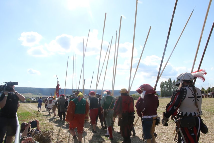 Nachstellung der Bauernschlacht bei Bad Frankenhausen