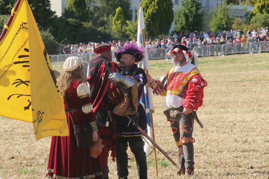 Nachstellung der Bauernschlacht bei Bad Frankenhausen