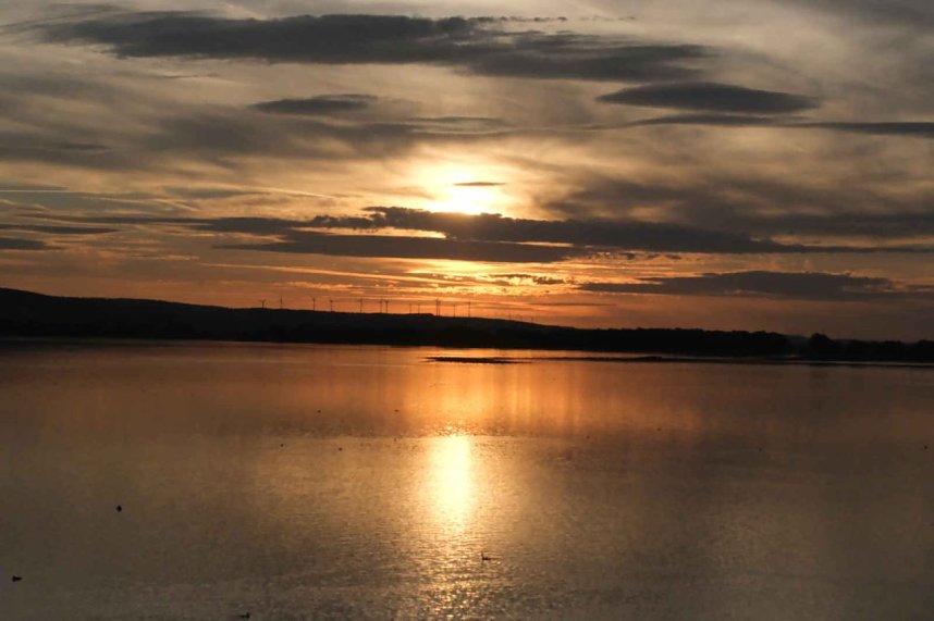 Peter Blei unterwegs am Stausee Kelbra