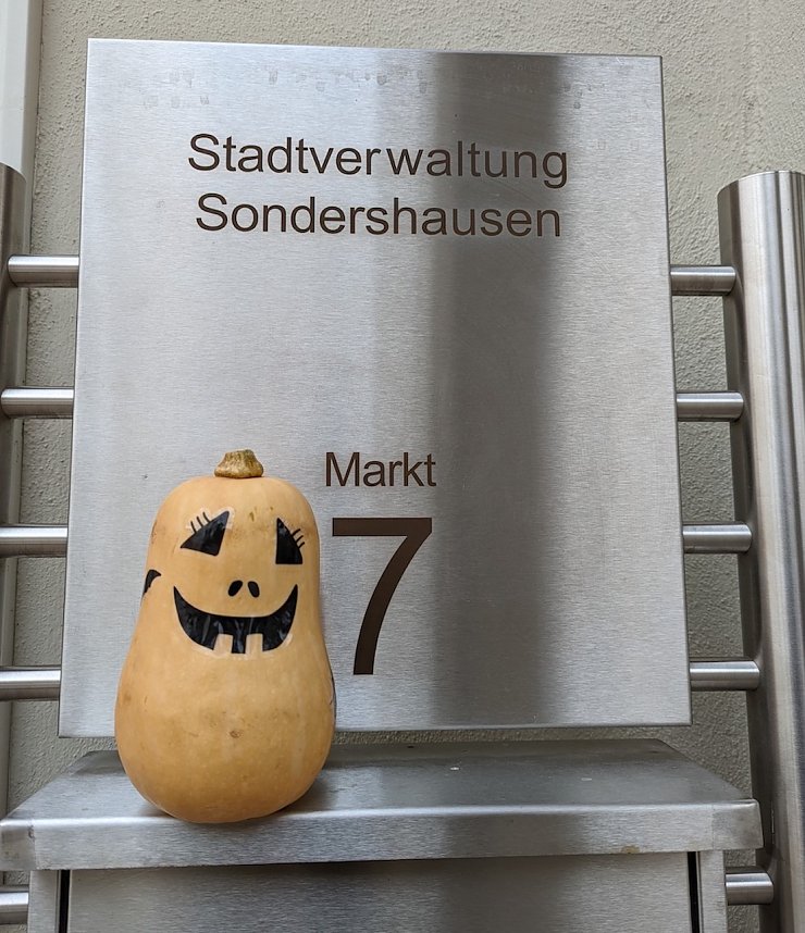 Am 27. Oktober startet der K&uuml;rbisschnitzwettbewerb der Stadtverwaltung Sondershausen